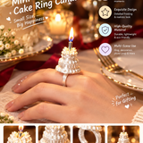 Mini Birthday Cake Candle Ring | Wearable Celebration Candle Holder