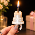 Mini Birthday Cake Candle Ring | Wearable Celebration Candle Holder